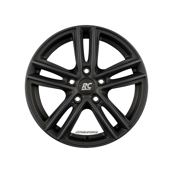 RC DESIGN - RC27 SCHWARZ KLAR MATT (SKM) 6,5X17 LK:5/100 ET:39 ML:57,1